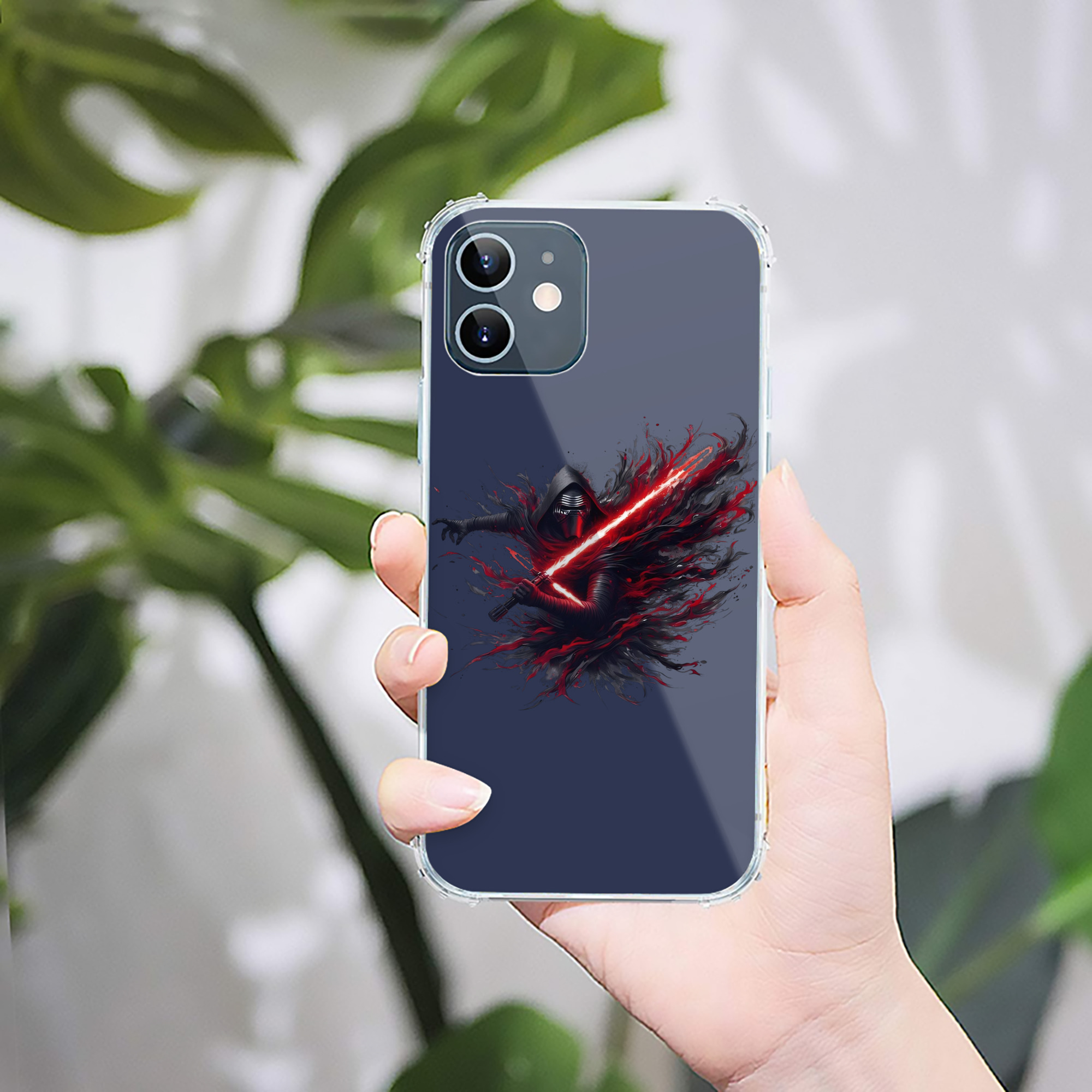 （画像用） スター・ウォーズ Star Wars 【iPhone 12シリーズ対応】透明スマホケース（クリアソフトケース）